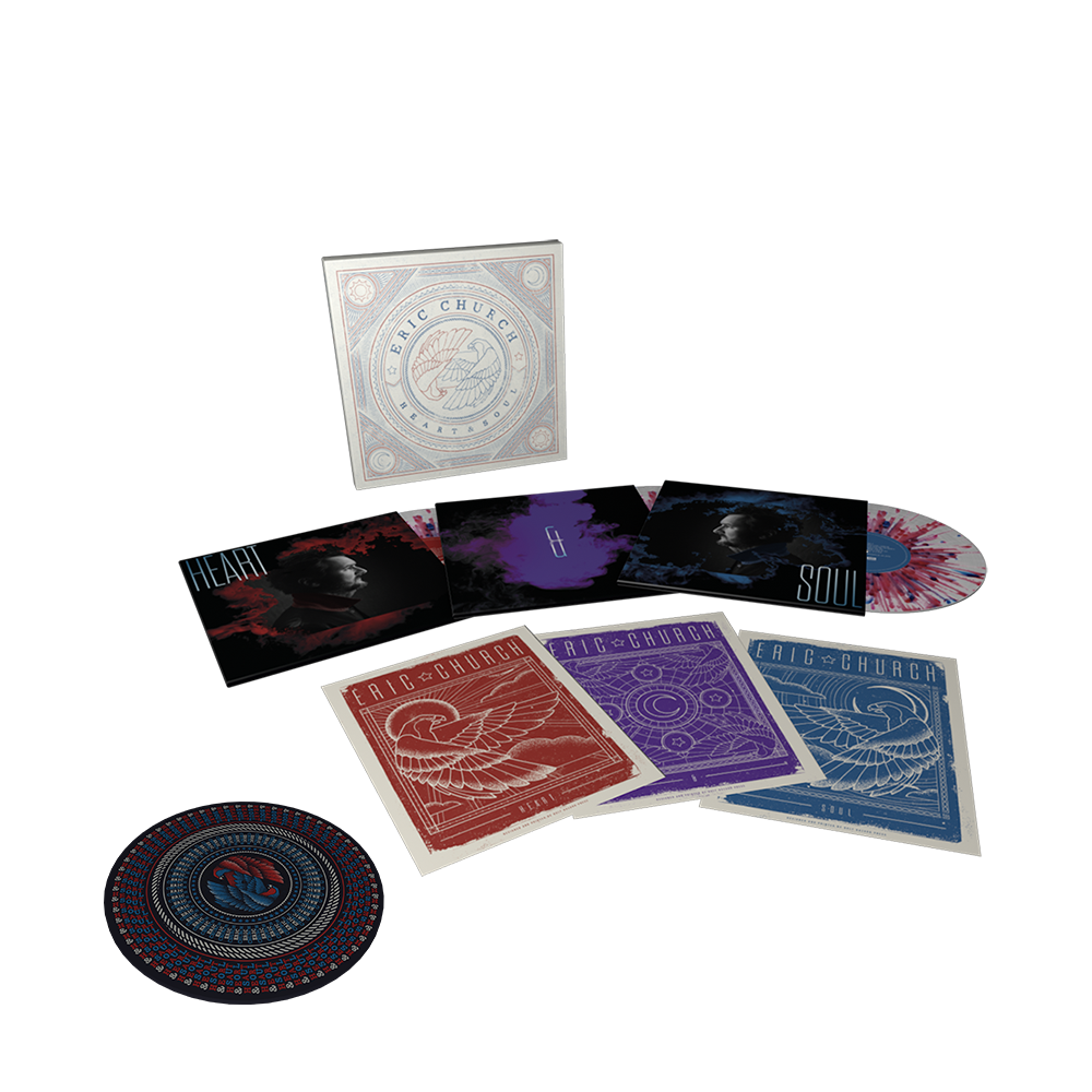 Standard Box Set (With Free Vinyl Slipmat) Contents Flat Lay